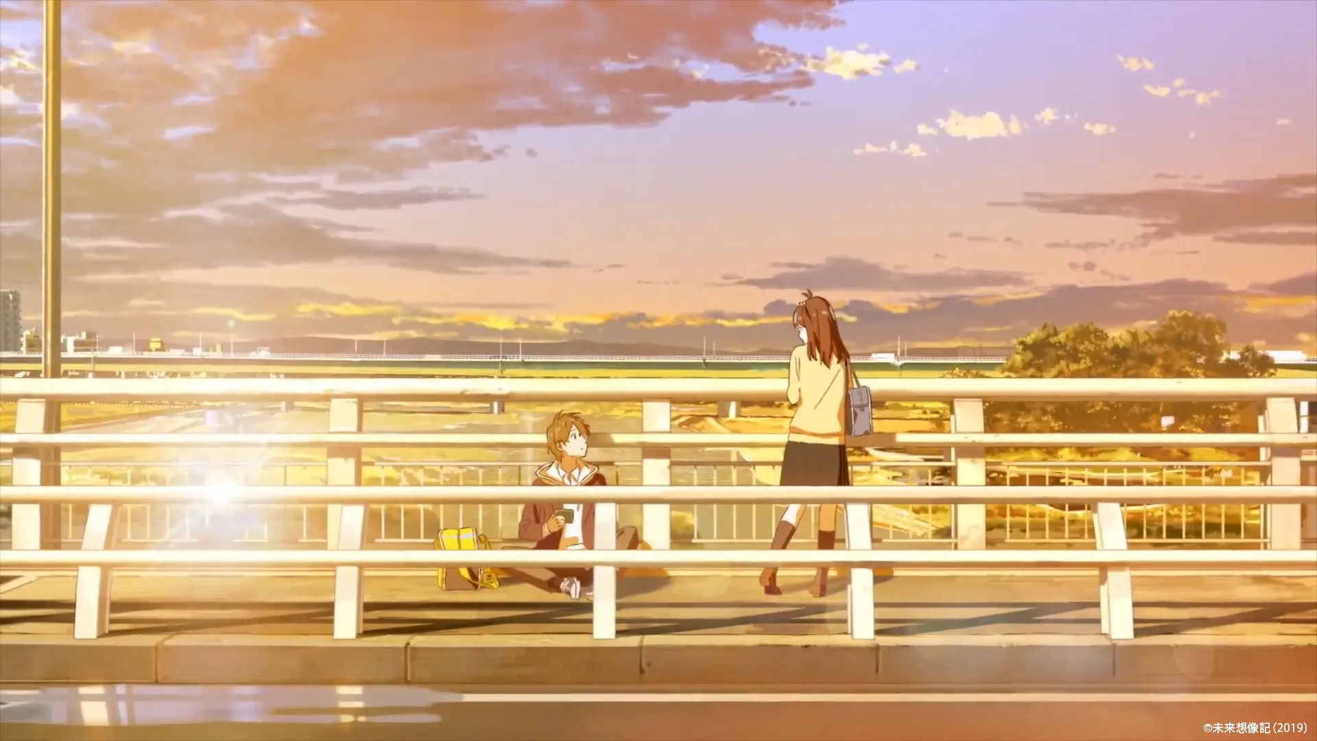 LINEノベル イメージムービー「未来想像記」:スクリーンショット